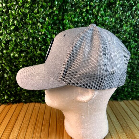 Travis Mathew THE PATCH Hat Heather Grey Adult OS Snap Back Trucker Hat Cap - Picture 2 of 11